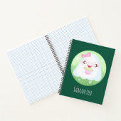 Carnet Joli Fantôme de Latte au Matcha (Intérieur)