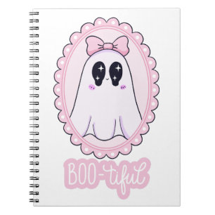 Carnet Joli Fantôme Spooky Rose BOO-tiful Kawaii