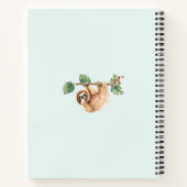 Carnet Joli fentes accroché à l'aquarelle vers le bas (Dos)