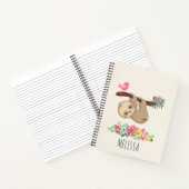 Carnet Joli fentes Brown accrochées à l'envers (Intérieur)