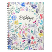Carnet Joli floral peint (Devant)