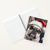 Carnet Joli French Bulldog Père Noël Noël Conception (Intérieur)
