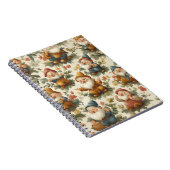 Carnet Joli gnome et fleurs design (Côté Droit)