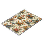 Carnet Joli gnome et fleurs design (Côté gauche)