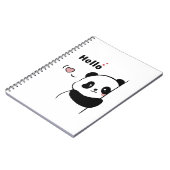 Carnet Joli Hello Panda (Côté gauche)