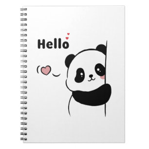 Carnet Joli Hello Panda