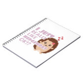 Carnet Joli Hérisson J'Aime Vraiment Les Hérisson OK ? (Côté gauche)