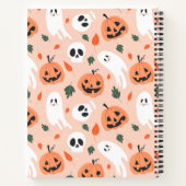 Carnet Joli Jack-O-Lanterne et Motif fantôme (Dos)