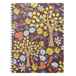 Carnet Joli jardin vintage répéter sans couture motif. Po