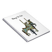 Carnet Joli Joyeux Parcours Carrousel Chevaux Spiral (Côté Droit)
