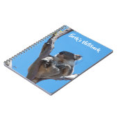 Carnet Joli koala endormi dans un arbre Australie (Côté gauche)