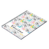 Carnet Joli lama coloré (Côté gauche)