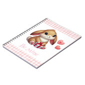 Carnet Joli lapin de la Saint-Valentin (Côté gauche)