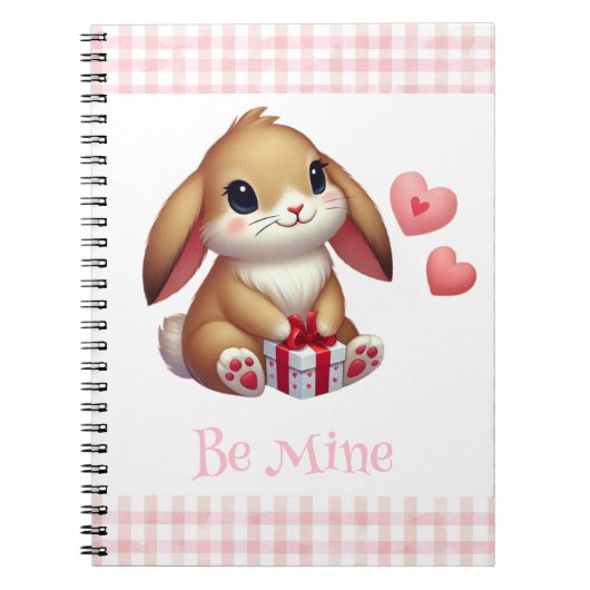 Carnet Joli lapin de la Saint-Valentin (Devant)