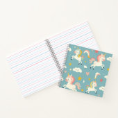Carnet Joli Licorne Turquoise pour Enfants (Intérieur)