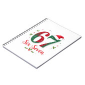 Carnet Joli Mémo Noël Six Sept 67 6 7 Vacances (Côté gauche)