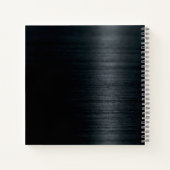 Carnet Joli monogramme d'anniversaire licorne paillettes  (Dos)