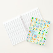 Carnet Joli Motif ABC Animal Alphabet avec prénom (Intérieur)