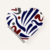 Carnet Joli motif abstrait (Devant)