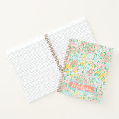 Carnet Joli Motif coloré Pastel Garden Flower (Intérieur)