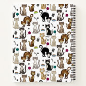 Carnet Joli Motif de chat (Dos)
