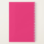 Carnet Joli motif de doodle anti Saint-Valentin rose pour (Verso)