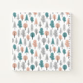 Carnet Joli Motif de forêt de gribouillis (Dos)