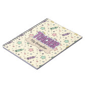 Carnet Joli motif d'école de crayon d'enseignant mignon (Côté gauche)