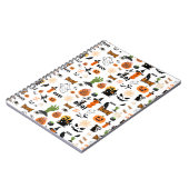 Carnet Joli motif d'Halloween effrayant (Côté gauche)