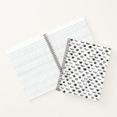 Carnet Joli Motif Doodle Eyelash (Intérieur)