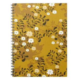 Carnet Joli motif floral continu sur musterabstract, art
