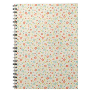 Carnet Joli motif floral de printemps