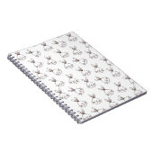 Carnet Joli Motif lapin blanc de Pâques (Côté Droit)