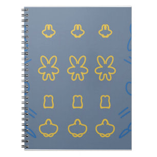 Carnet Joli motif minimaliste pastel Kawaii