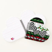 Carnet Joli Motif moche Monogramme Noël (Intérieur)