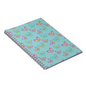 Carnet Joli motif papillon bleu (Côté Droit)