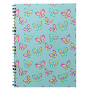 Carnet Joli motif papillon bleu