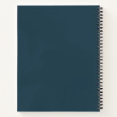 Carnet Joli Noël Animaux d'hiver Motif rustique (Dos)