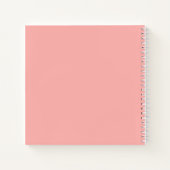 Carnet Joli Nom de Ruban Rose Citation Positive (Dos)