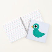 Carnet Joli oiseau bleu (Intérieur)