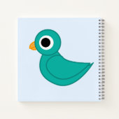 Carnet Joli oiseau bleu (Dos)