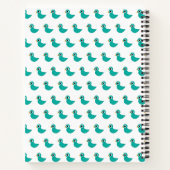 Carnet Joli oiseau bleu (Dos)