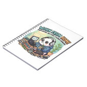 Carnet Joli Panda Travaille De Chez Lui (Côté gauche)