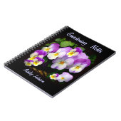 Carnet Joli Pansy Customisé (Côté gauche)