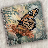 Carnet Joli papillon floral