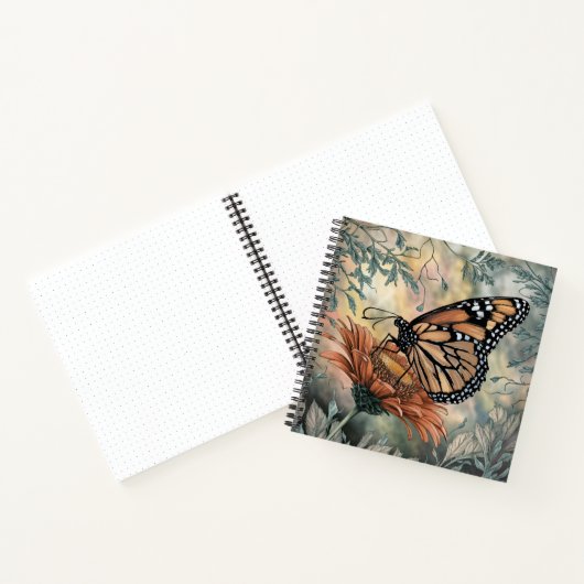 Carnet Joli papillon floral (Intérieur)