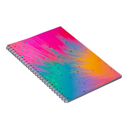 Carnet Joli Pastel Abstracts Couleur (Côté Droit)
