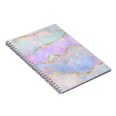 Carnet Joli Pastel Agate | Aquarelle de la veine Parties  (Côté Droit)