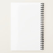 Carnet Joli Pastel Arc En Ciel Étincelant Girl Monogram E (Verso)