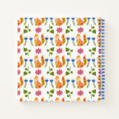 Carnet Joli Pastel Foxy Floral (Dos)